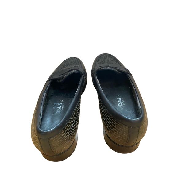 Aquatalia By Marvin K Snakeskin Embossed Shoes Size 38 - Picture 4 of 6